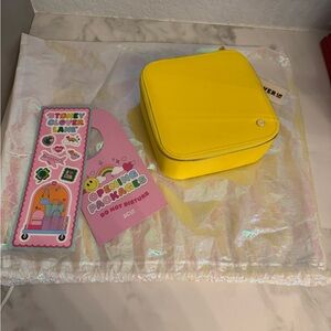 NWT Stoney Clover lane travel case lemon